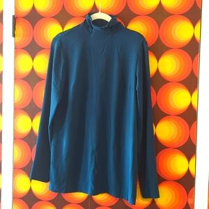 COS Mock turtleneck blouse